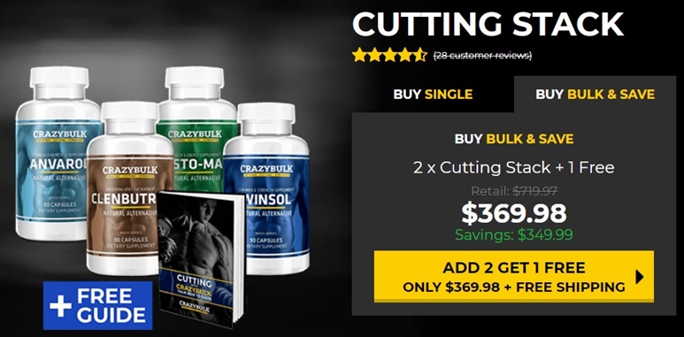buy cutting stack in australia - exclusive line by crazybulk - ultimate package