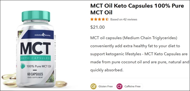 mct oil keto supplement - evolution slimming